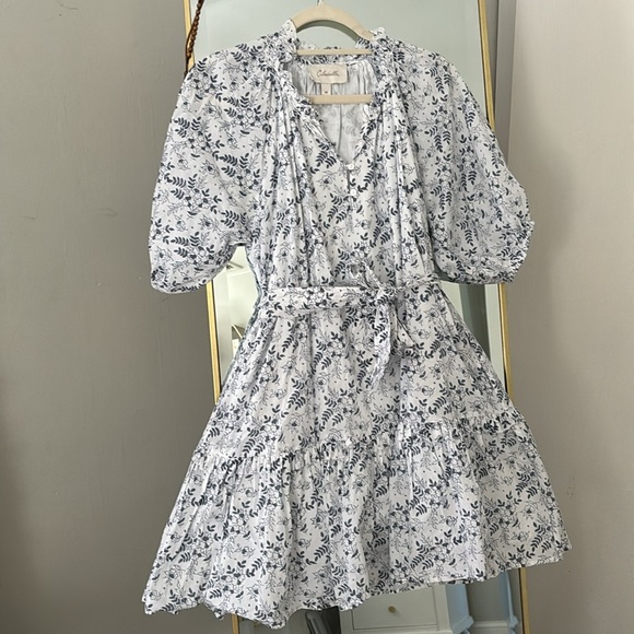 Cleobella Nevah Mini Dress in Killarney Print - Picture 3 of 5
